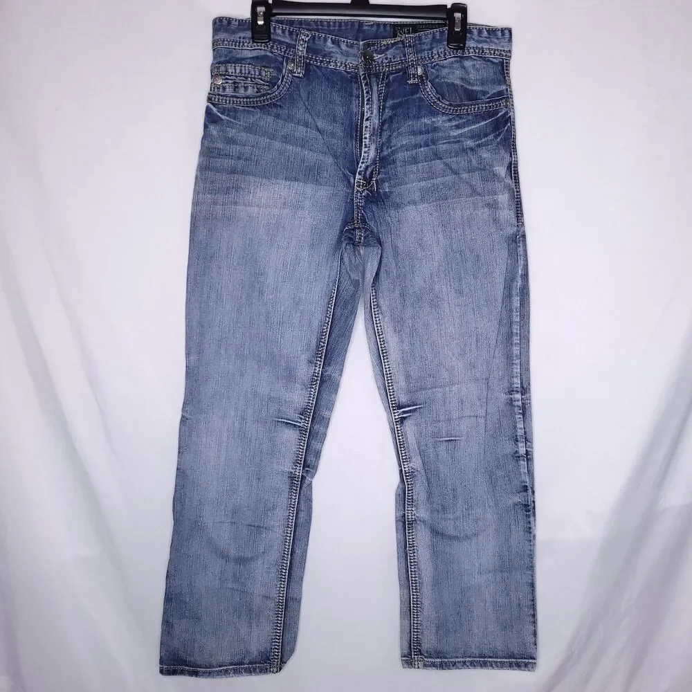 TK Axel Jeans Mens 34x30 Relaxed Straight Madison